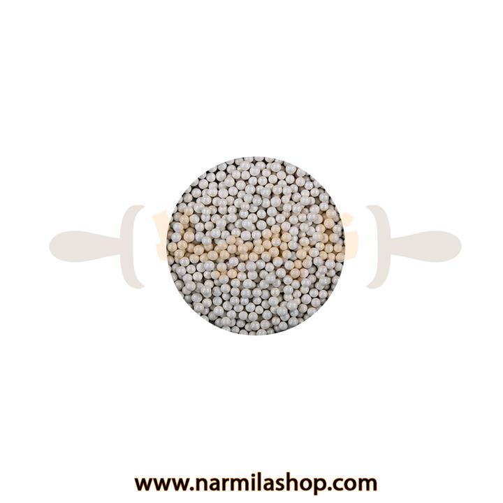 مروارید خوراکی سفید کد09